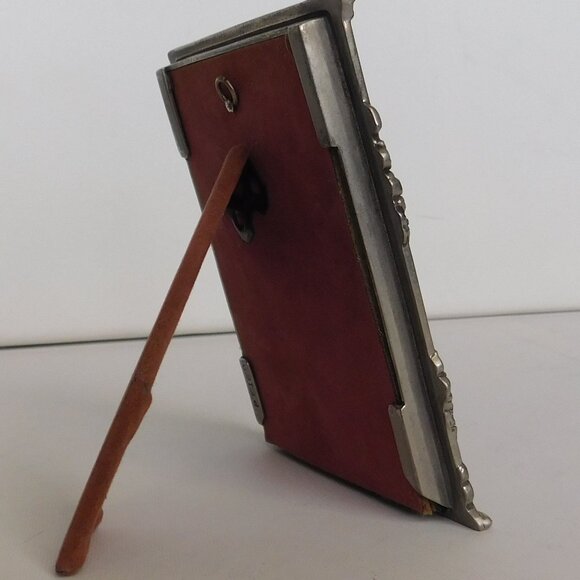 Pewter Cupid Angel Cherubs Photo Frame Vintage Signed Seagull 1990 - Picture 5 of 5